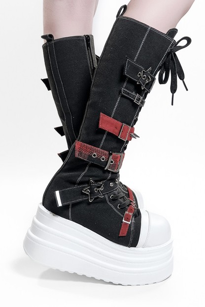 Y2K Punk Platform Boots