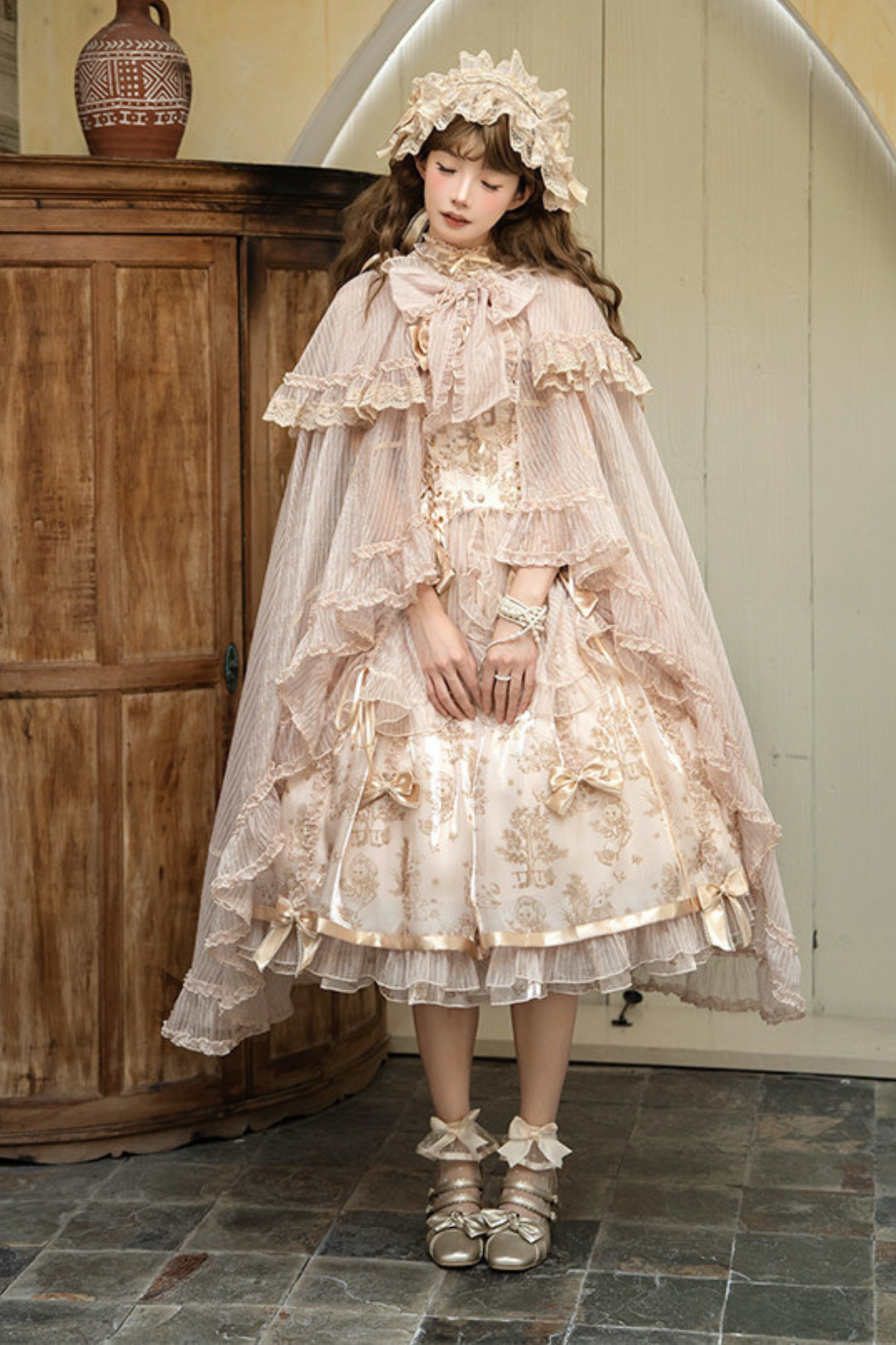 【4月3日予約締切】ギルデッドファンタジーロリータドレス+ジャンパースカート