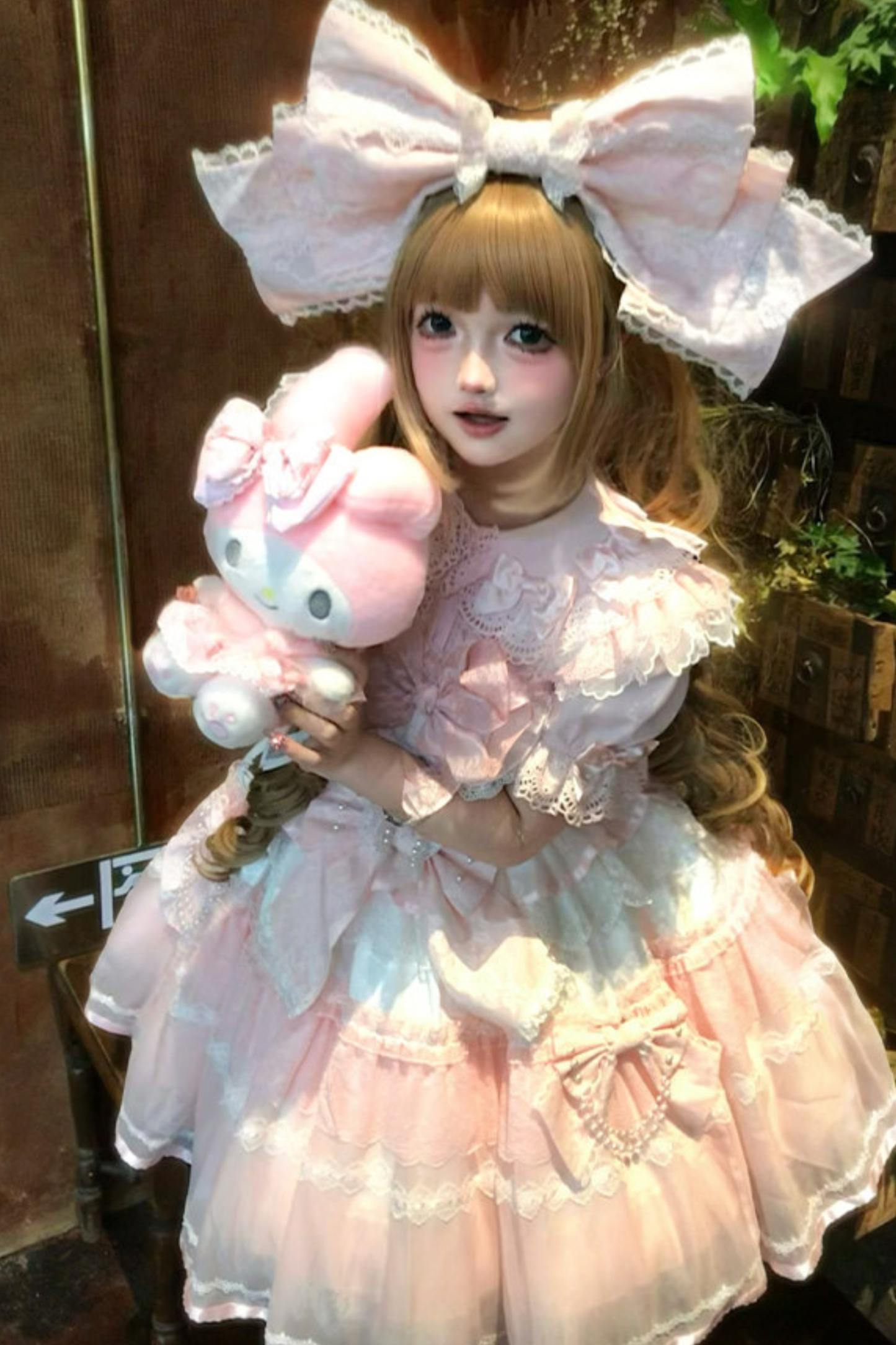 Sweet Princess Lolita Dress + Big Headband
