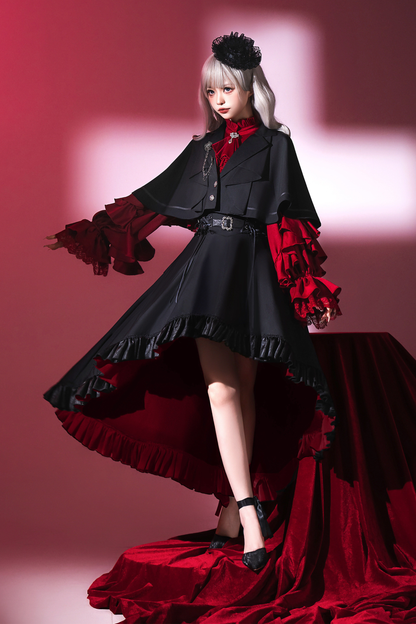 [2월 16일 예약마감] 클래식 로리타 셔츠 + 언밸런스 스커트 + 피쉬테일 스커트 + 반바지