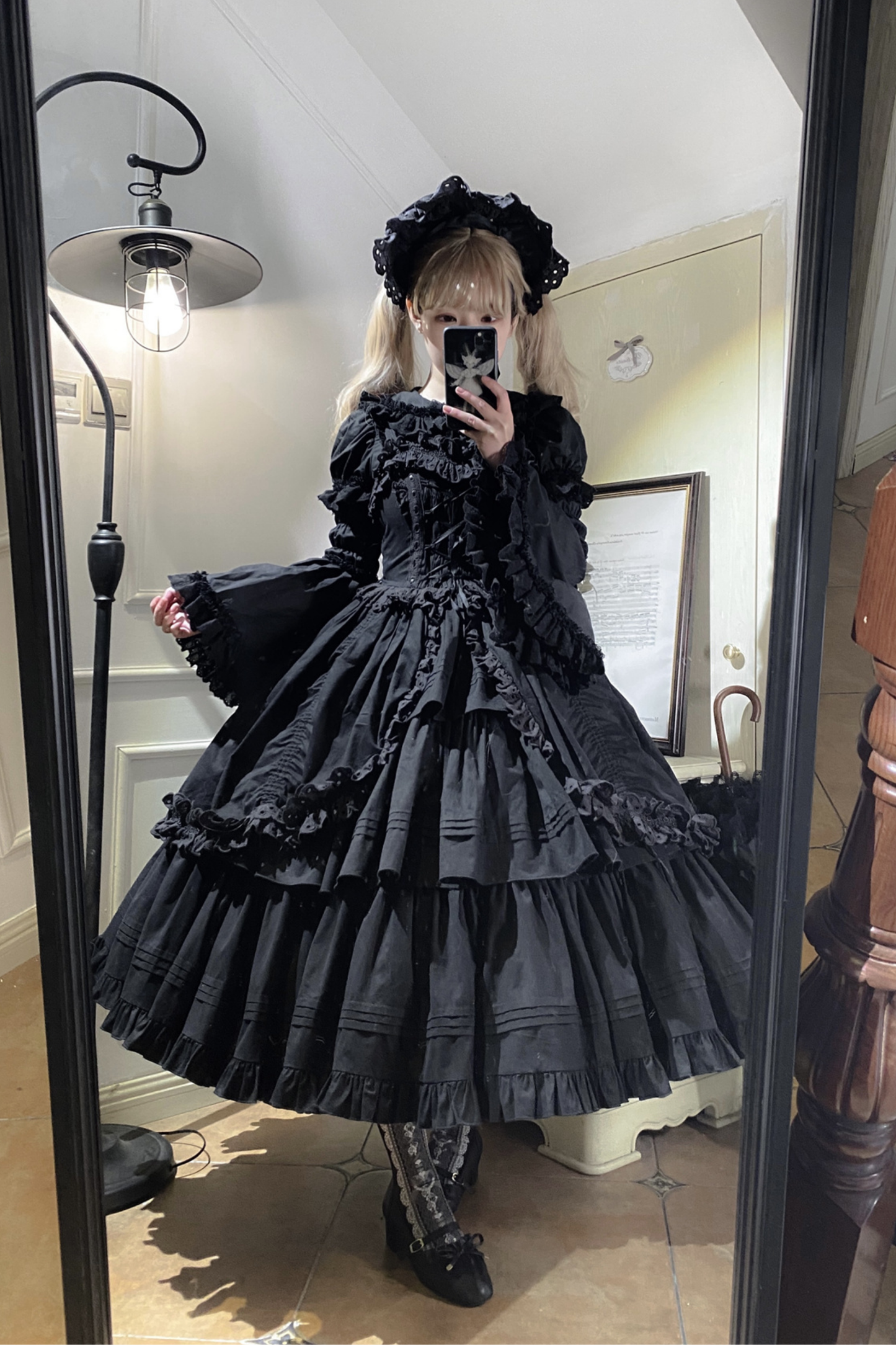 Lace Goth Subculture Dark Star Island Lolita Dress