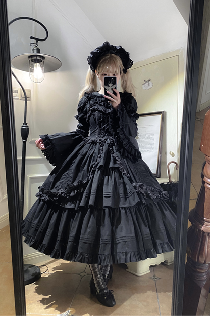 Lace Goth Subculture Dark Star Island Lolita Dress