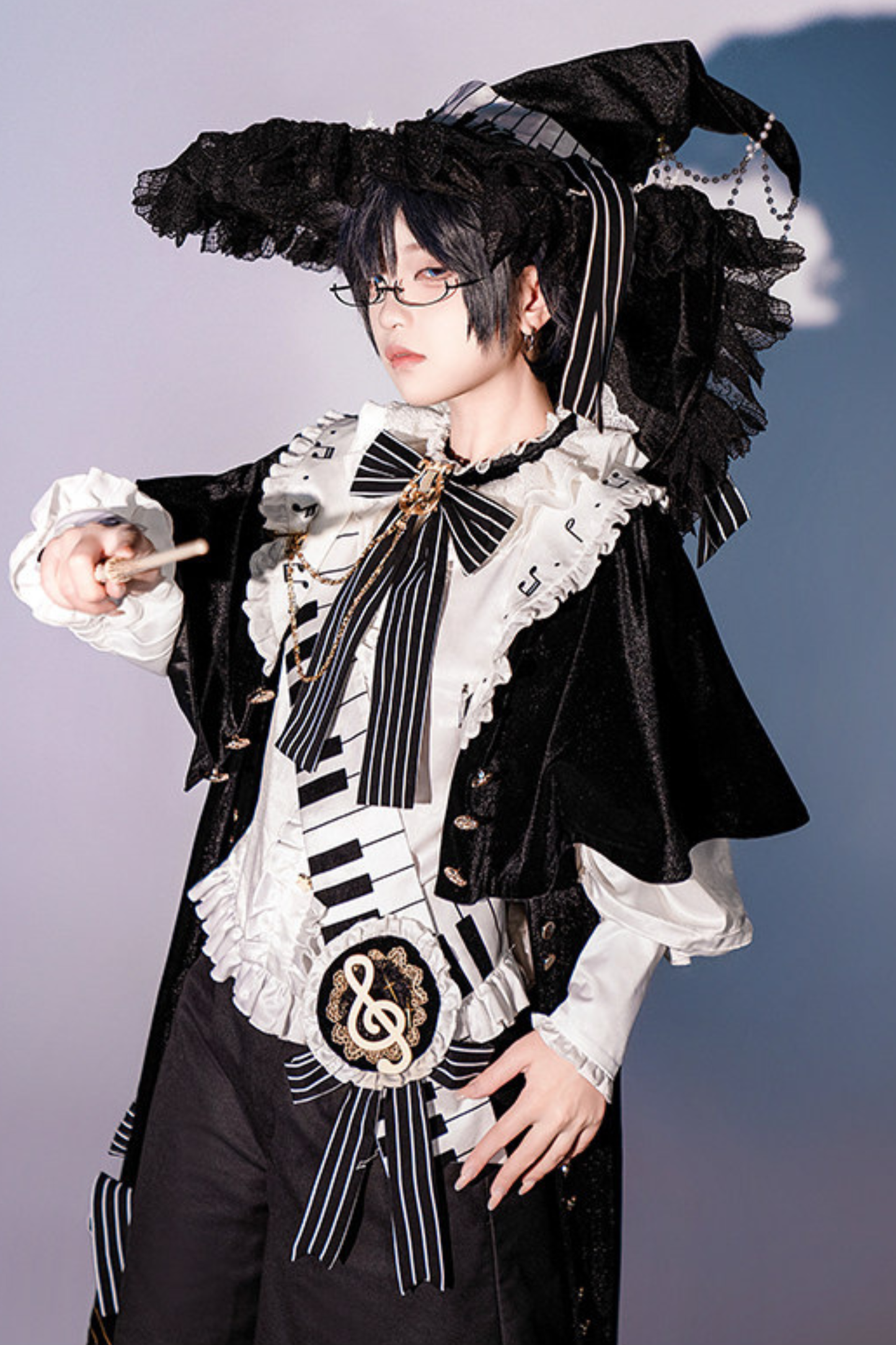 Night Music Lolita Dress + Princess Set + Magic Hat + Headband