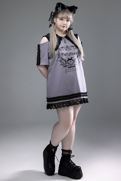 Witch Apprentice Subculture T-shirt Dress + Suspender Apron