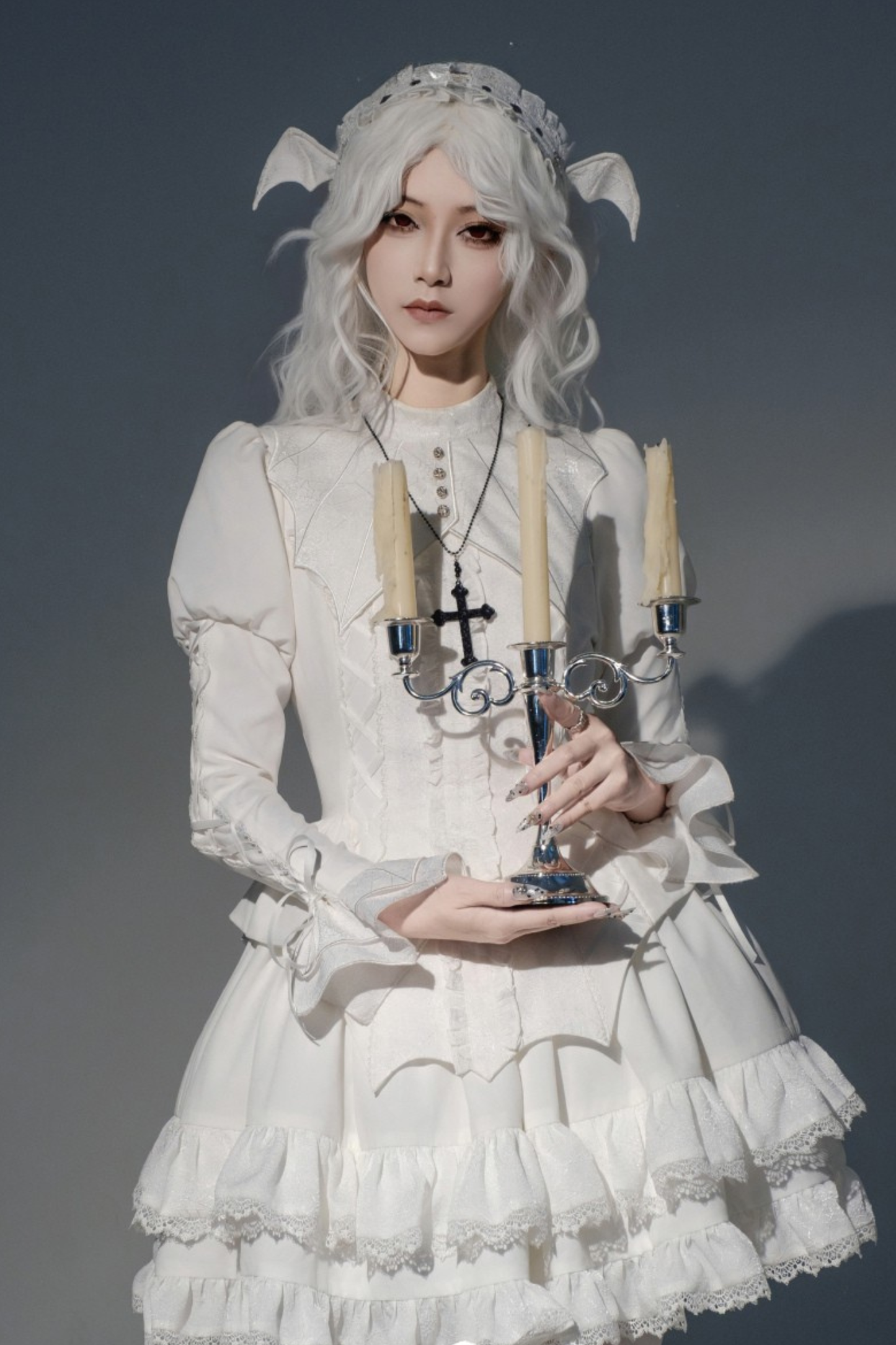 [Deadline for reservations: November 19] Camilla Spider Web Bat Gothic Dark Series Dress Full Set + Setup Full Set