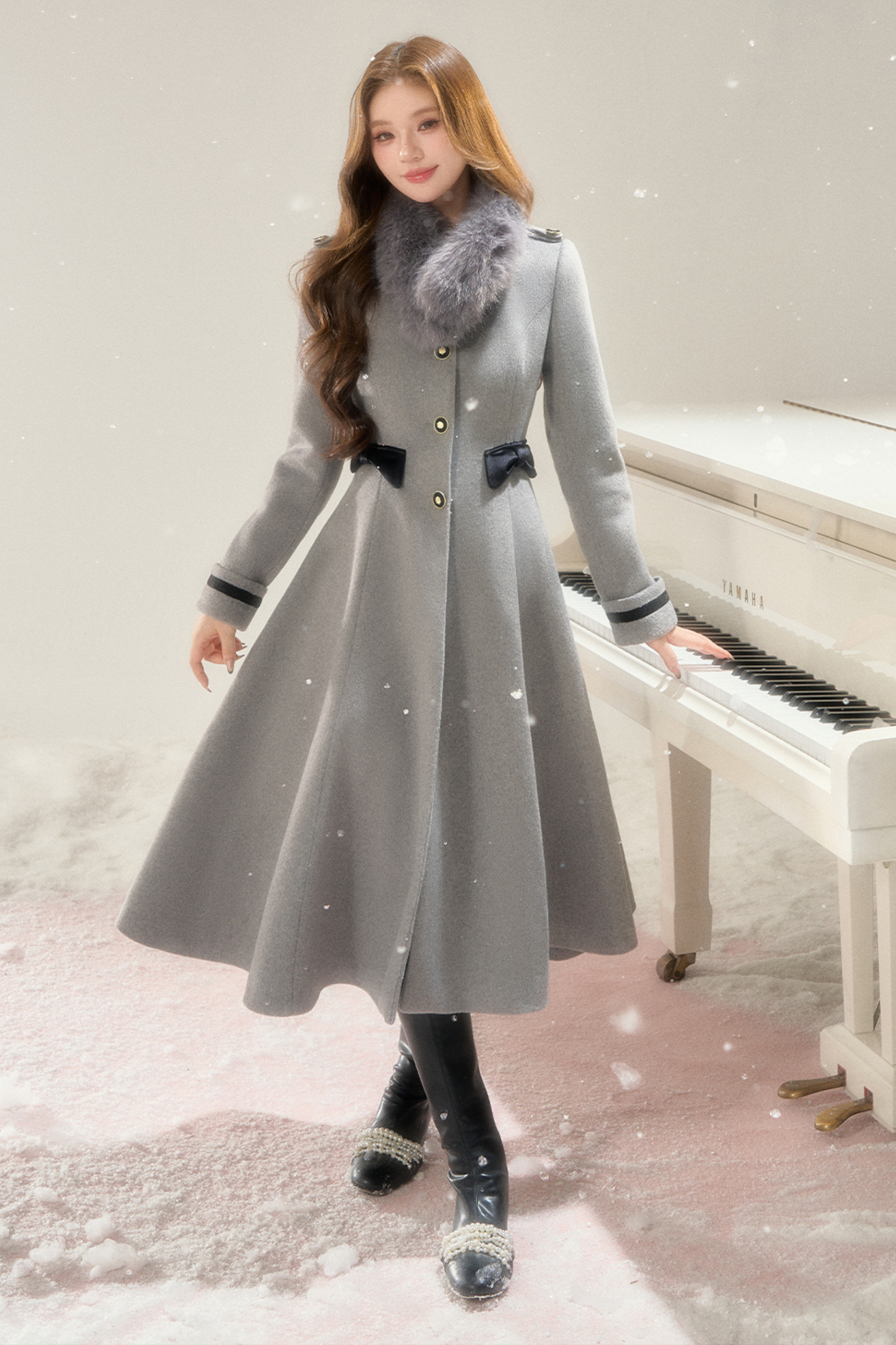 Old French Hepburn Wool Coat
