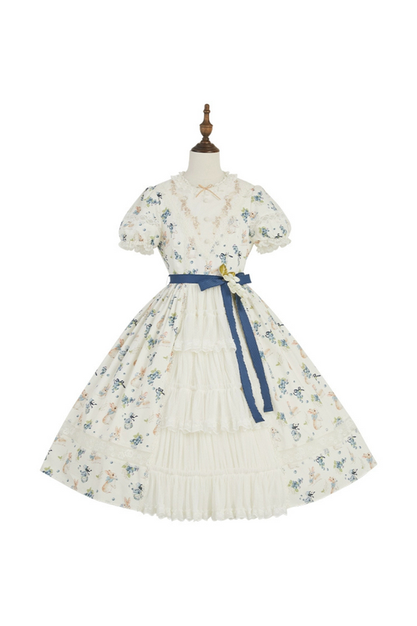 ベニーズブルーベリーガーデンロリータジャンパースカート+ドレス+インナーシャツ