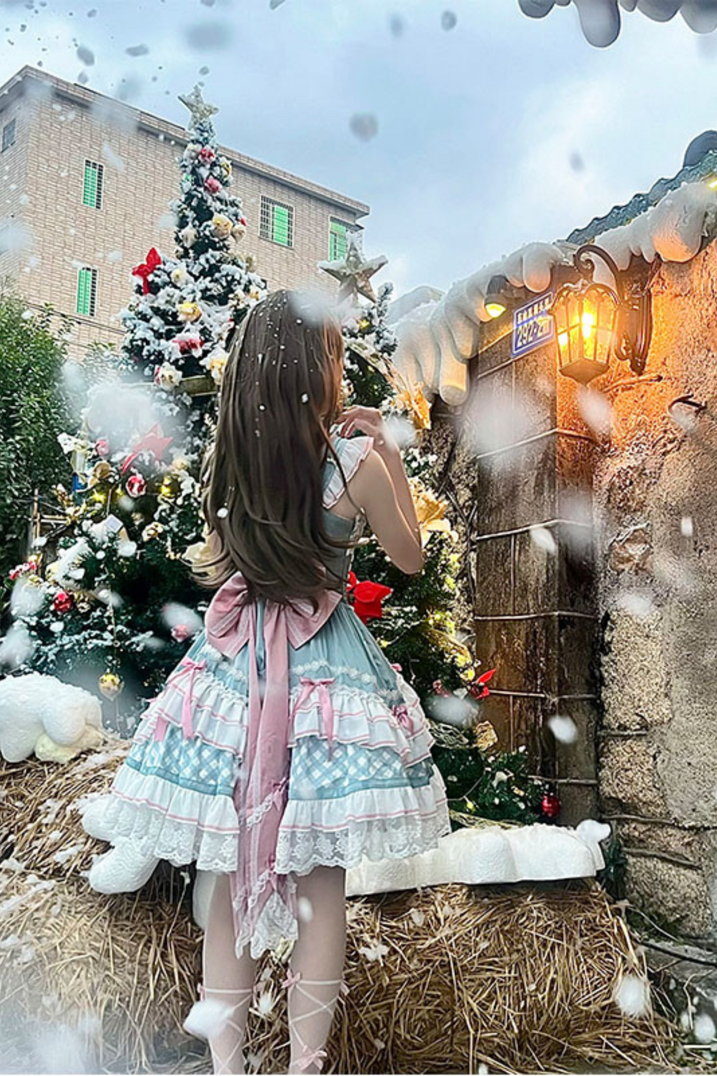 Lovely Heart Suspender Cake Dress + Headdress + Tail