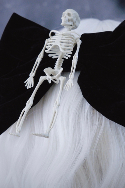 スカルリボンヘアーアクセサリー