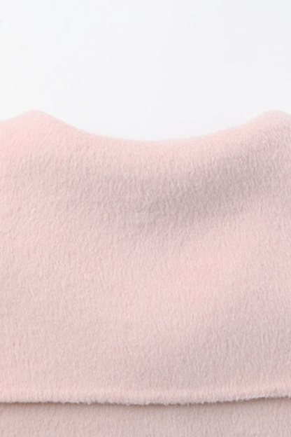 リボンビッグカラーフレアコート