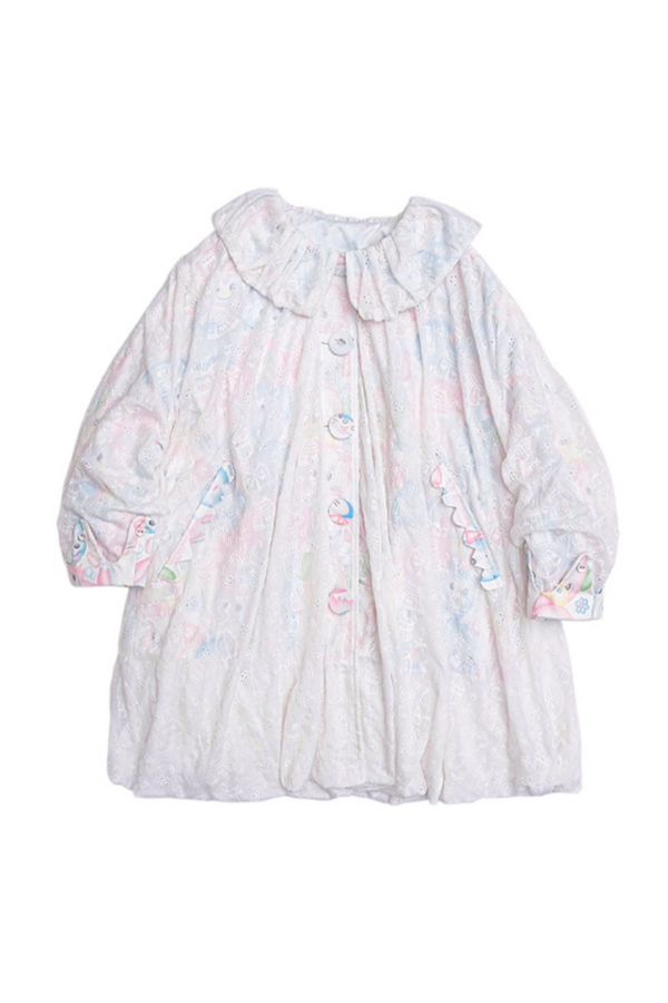 ファンシーカラーバルーンコート