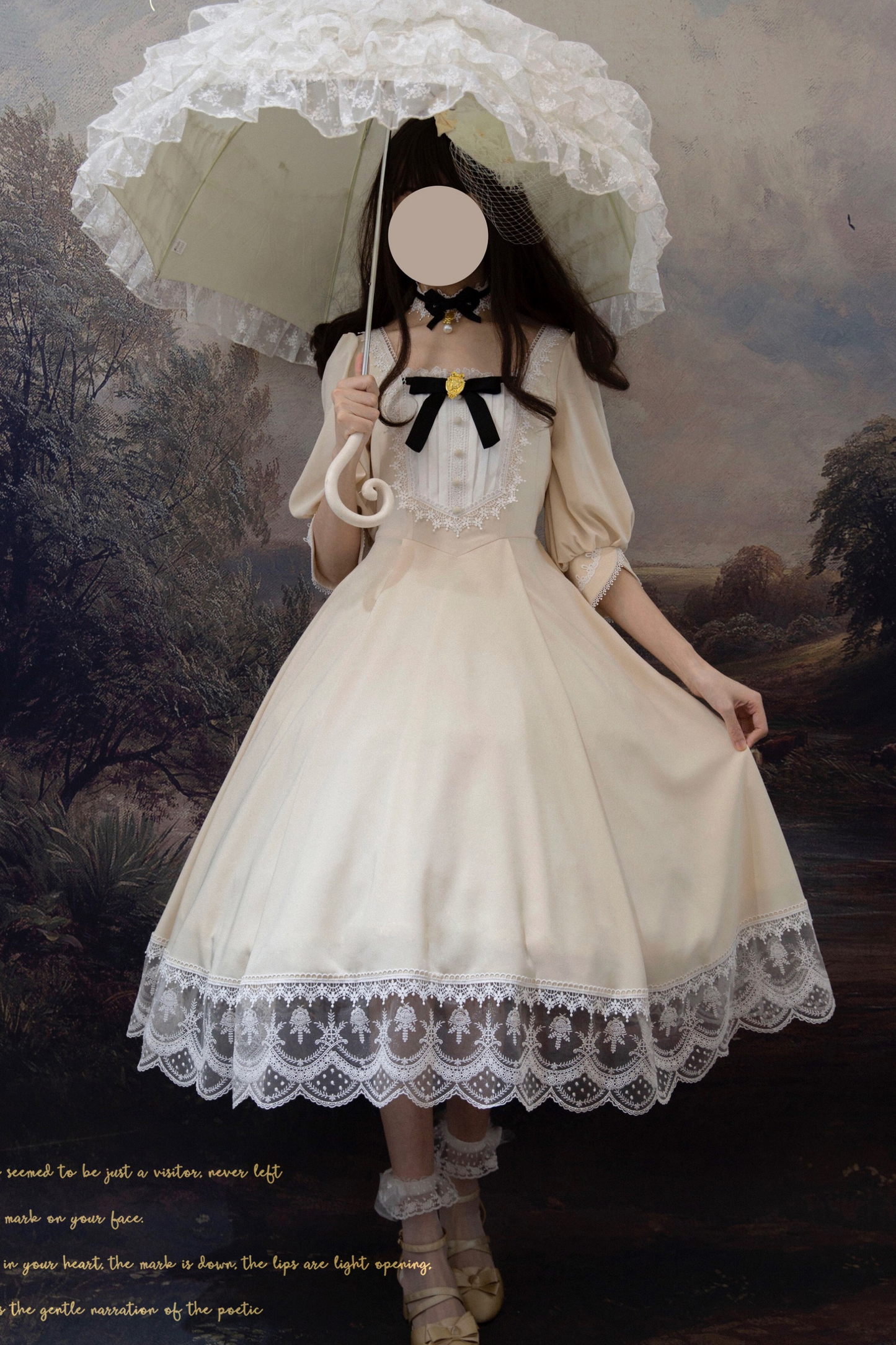 Elegant Retro Lace Classic Lolita Dress