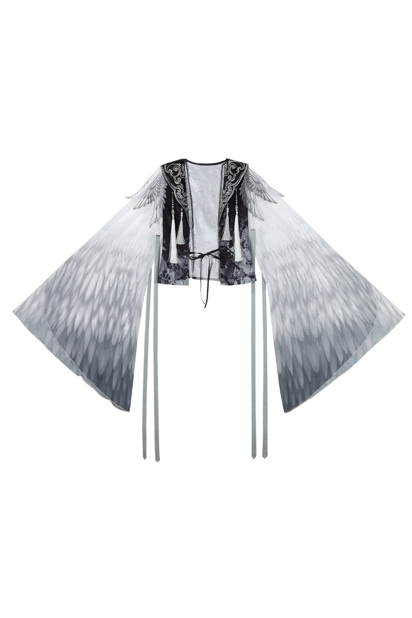 チャイナビッグスリーブケープ+シャツ+ロングスカート+ウエストベルト+チャイナトップス+スカート+キャミソールドレス+レッグウォーマー