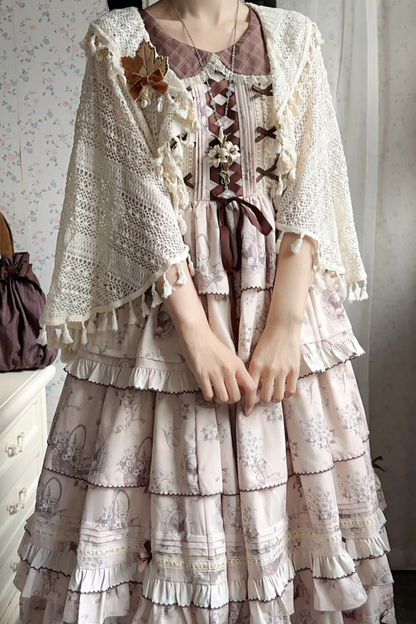 ブニングタイムエレガントロリータドレス+ドールカーディガン