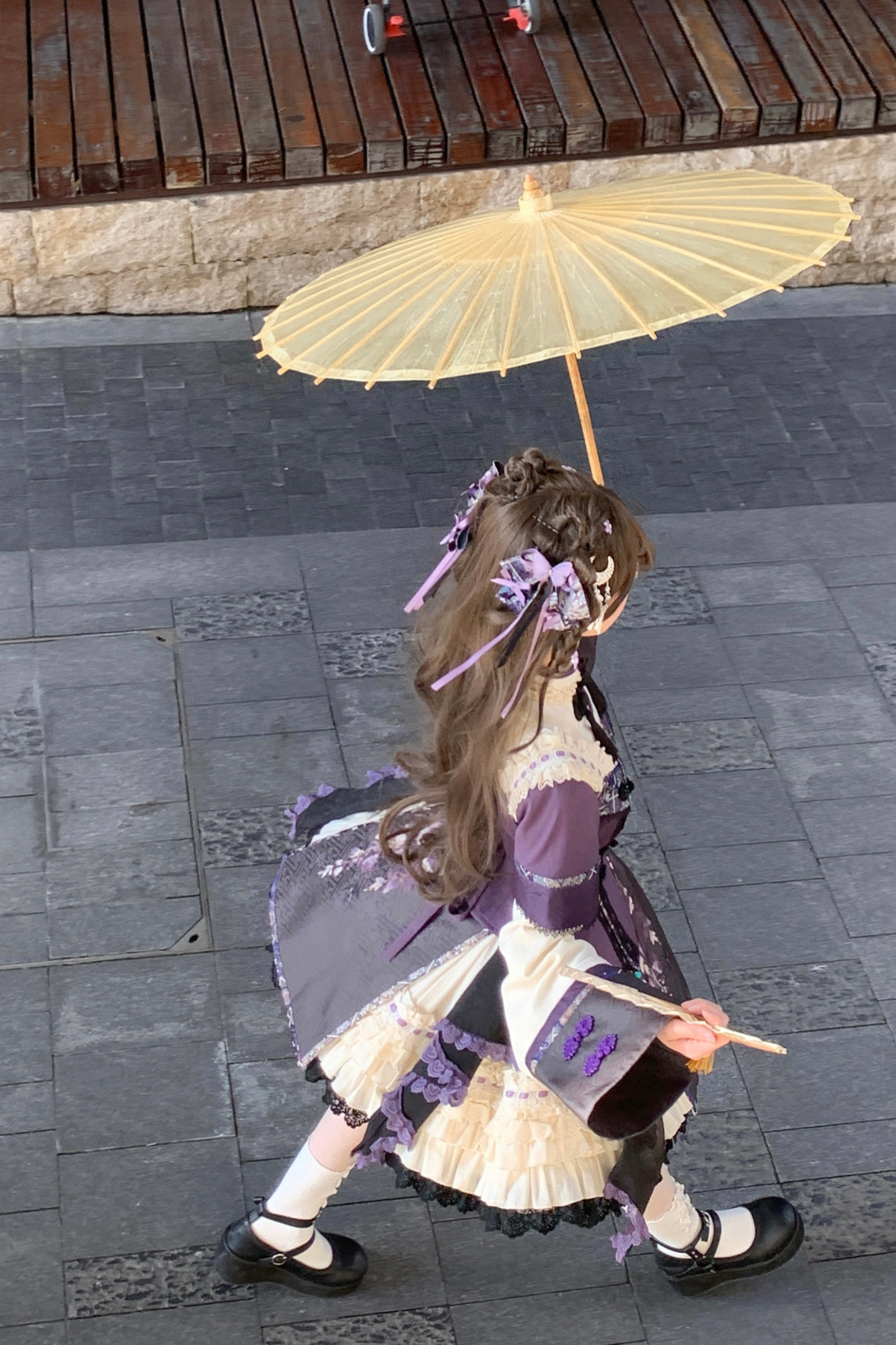 China Style Girl Lolita Top + Skirt + Catsuit + Clips