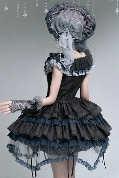 Rainbow Angel Lolita Jumper Skirt + Rainbow Dress + Monochrome Long Dress + Monochrome Jumper Skirt