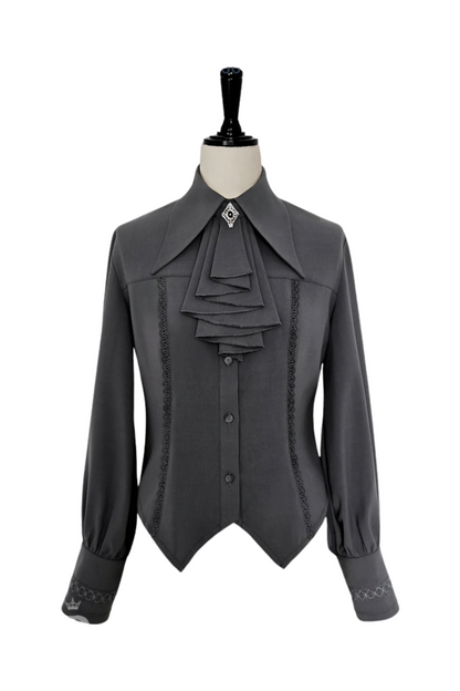 レトロロリータラムスリーブシャツ