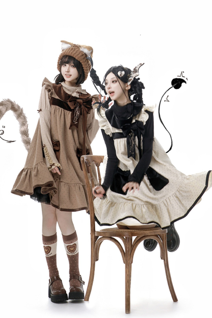 エーデルワイスフライスリーブドレス