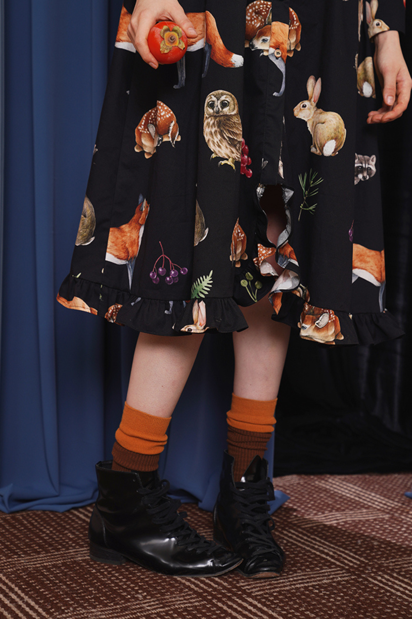 Animal Print Classic Art Style Loose Dress