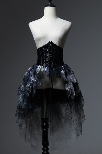 Horror Amusement Park Lace Waist Corset