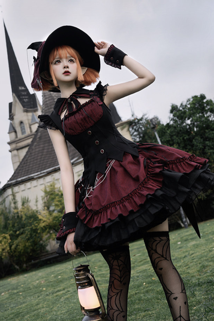 【4月8日予約締切】ゴシックリボンロリータハット+サイドグリップ