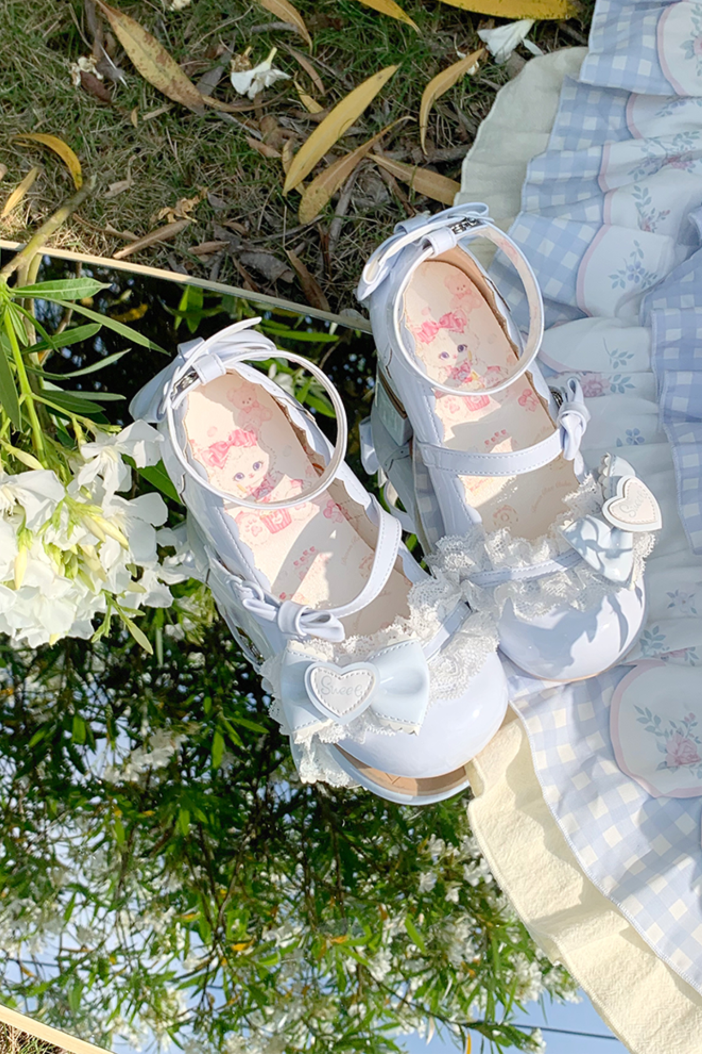 レースリボンロリータシューズ