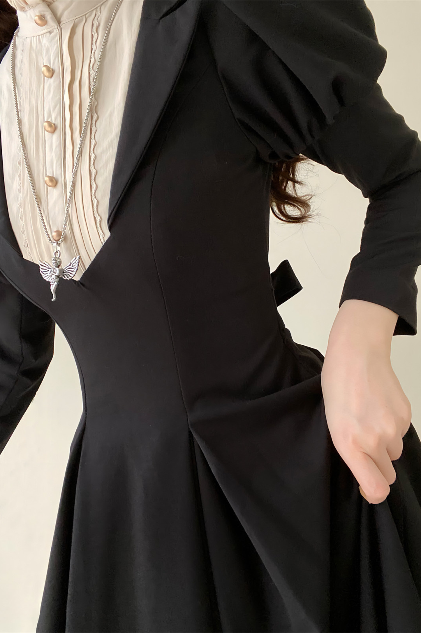 Chic Gothic Flare Long Lolita Dress