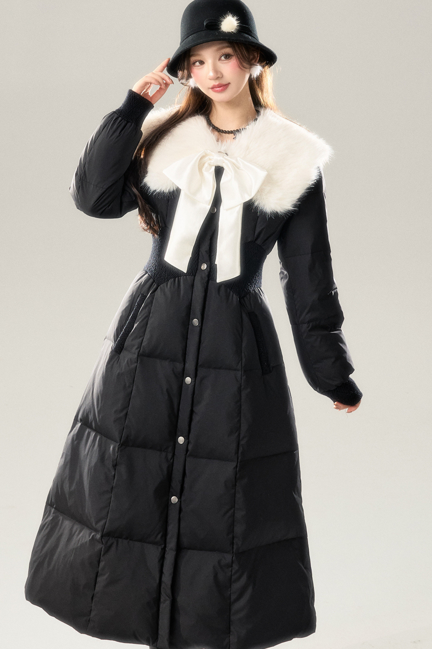 Rich Girl Fur Collar Down Jacket