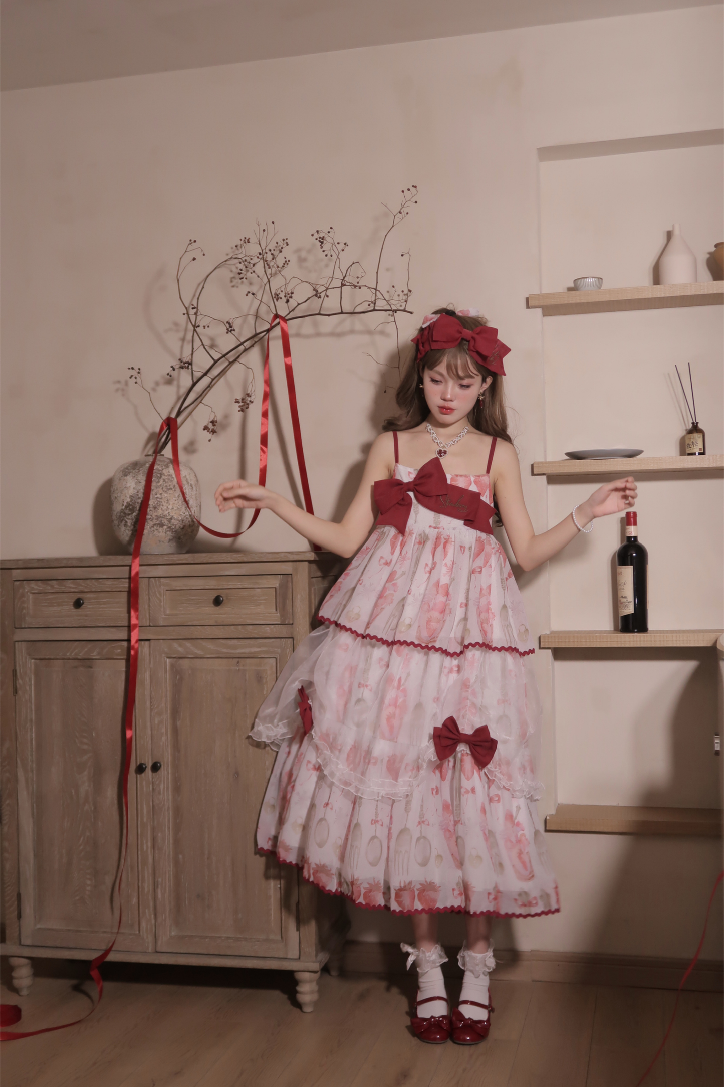 ストロベリーボックスロリータキャミソールドレス