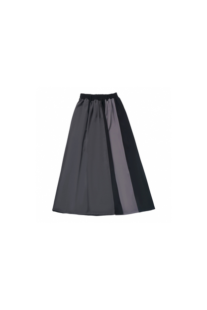 Mode tie short shirt + culottes ++ asymmetrical skirt + long skirt