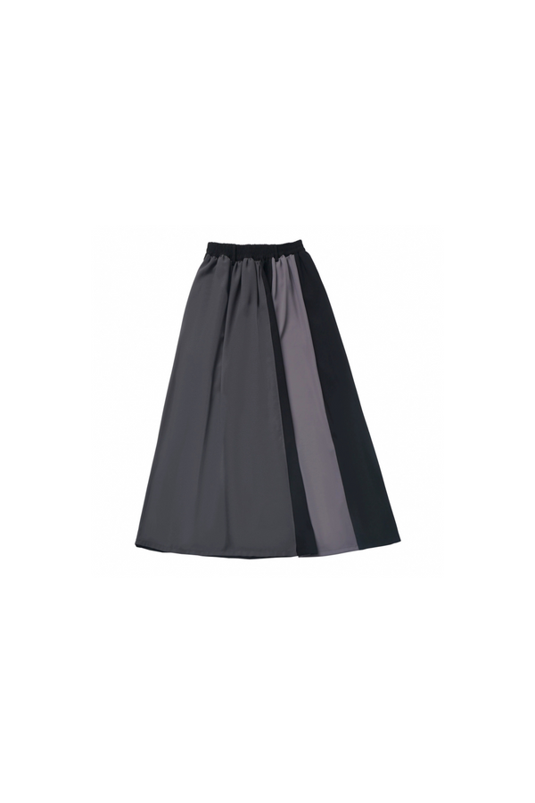 Mode tie short shirt + culottes ++ asymmetrical skirt + long skirt