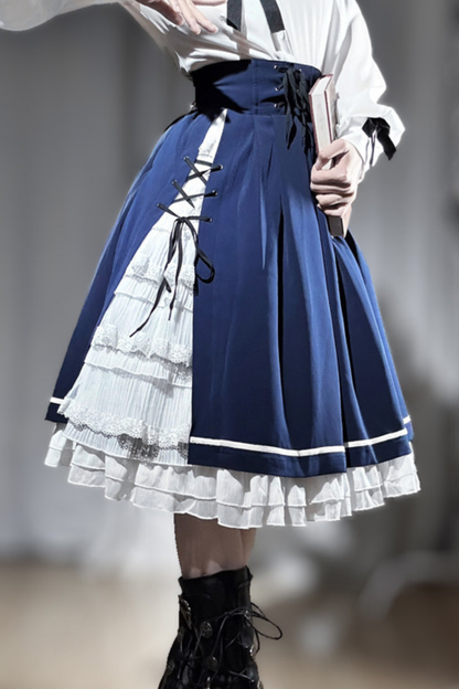 Western Fantasy Cloak Vest + Cape + Skirt + Shirt