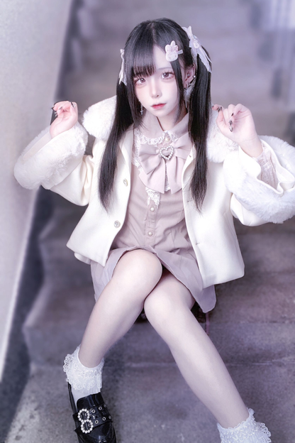 Fur Cute Snow Short Coat