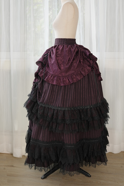 [3월 16일 예약마감] 빅토리아 릴리스 고딕 로리타 셔츠 + 조끼 + 스커트