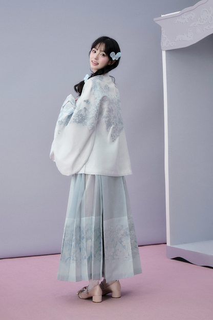 워터 미스트 퓨어 차이나 재킷 + 스커트 + 커버 스커트