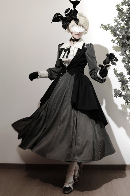 레트로 로리타 원피스 + 앞치마