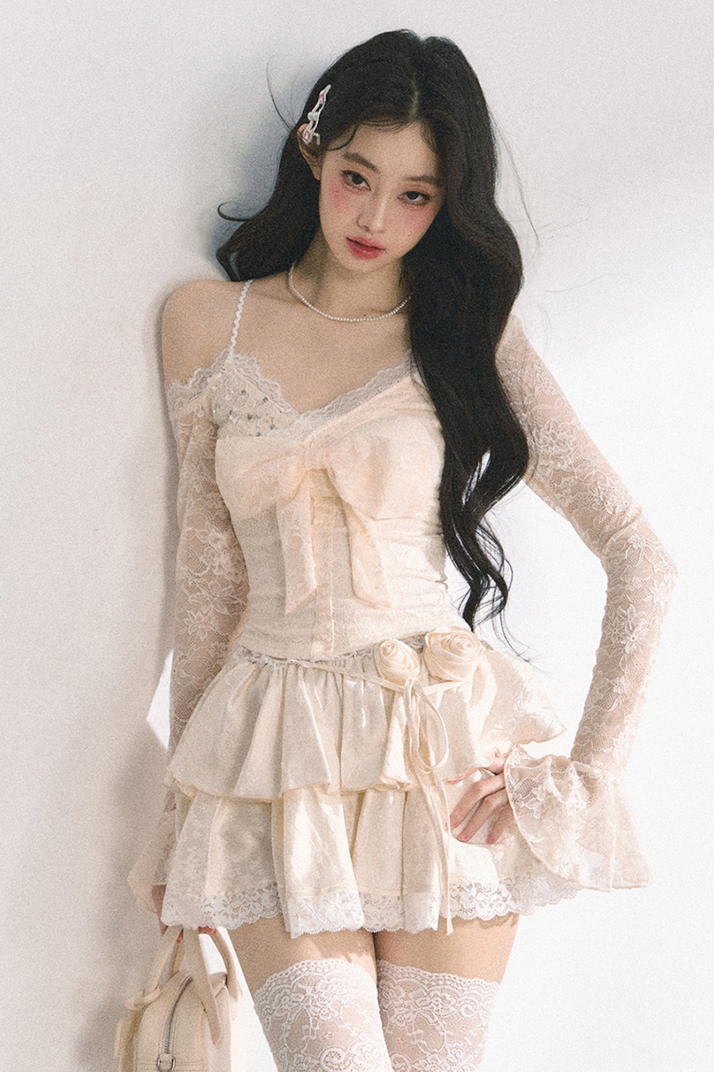 French Lace Tiered Cake Skirt