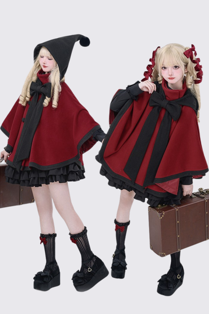 【予約商品】ローズクワイアケープコート＋フーディーリボン