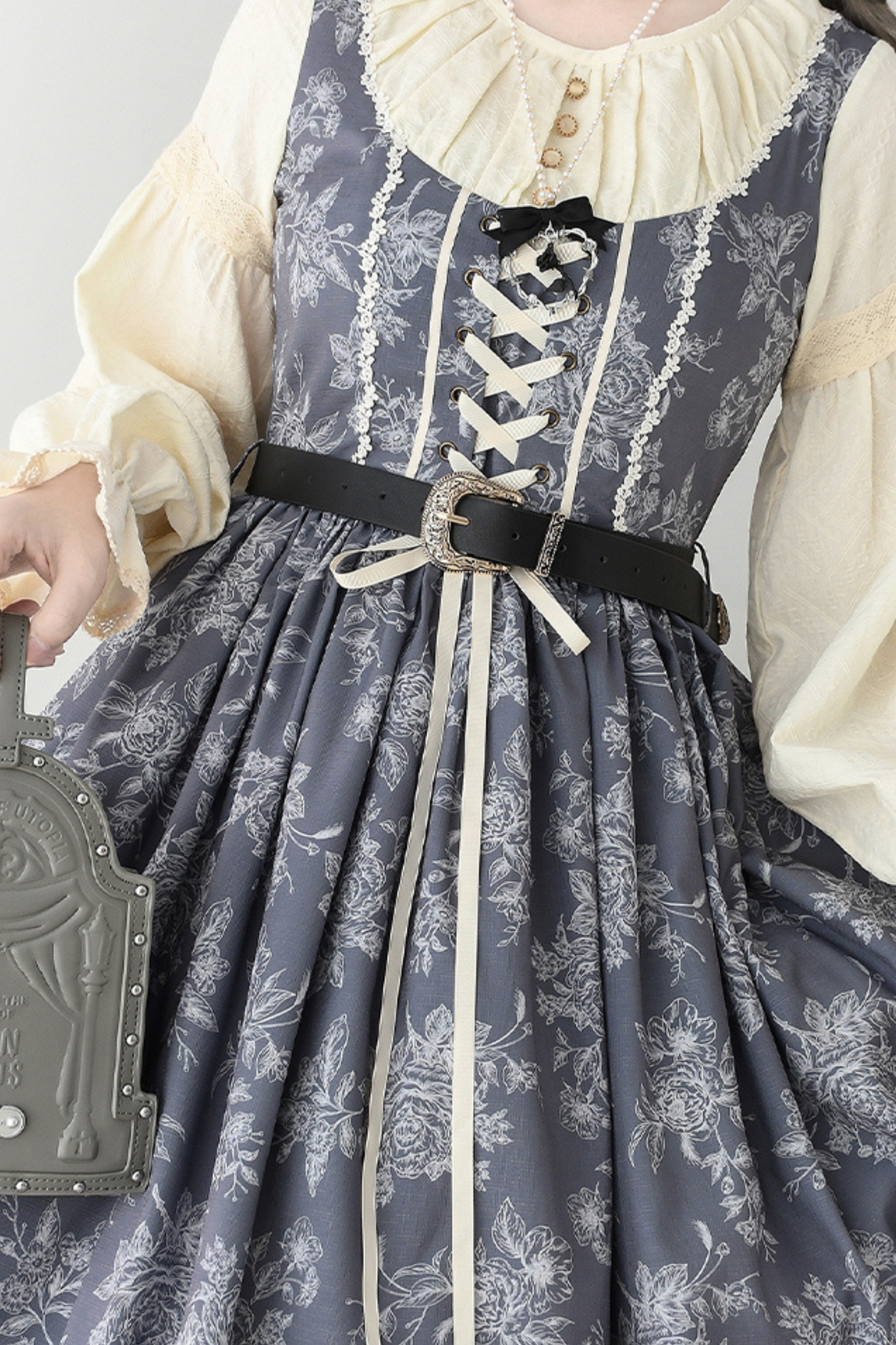 スケッチワイルドローズエレガントロリータドレス