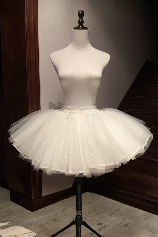 Butterfly Princess Lolita Dress + Petticoat + Clip + Frill Sleeve Shirt