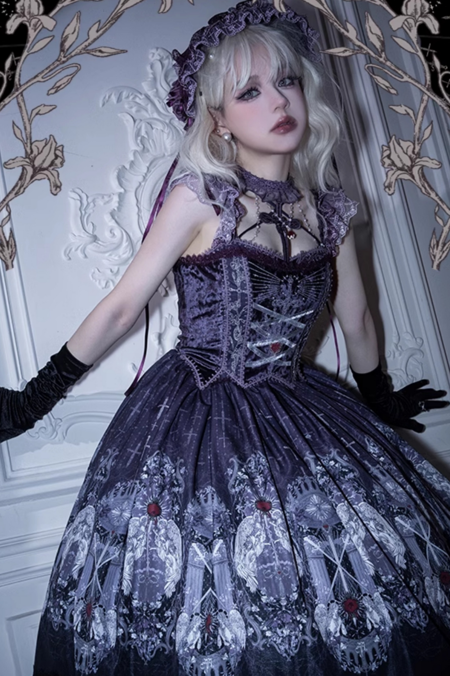 [Reservation Product] Gothic Girl Design Maria Sword Lolita Dress Set