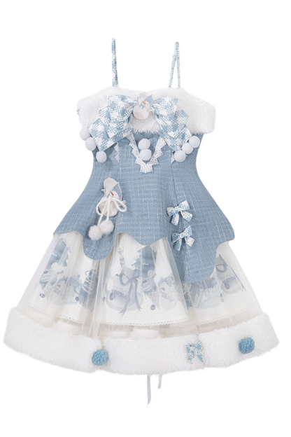 スノーアイランドロリータドレス+トップス+ショール