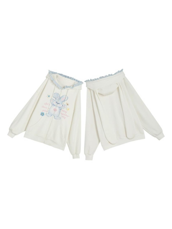 Rabbit Ruffle Soft Girl Top