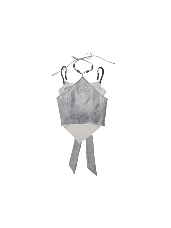 チャイナライトカーディガン+トップス+マーメイドスカート+キャミソールワンピース