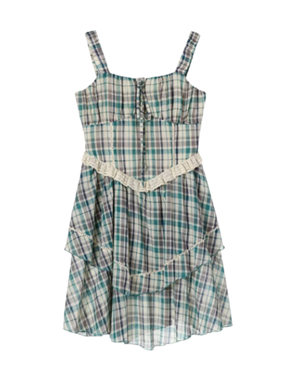 リトルフラワーワンピース×レトロチェックワンピース×ピンクフラワーワンピース