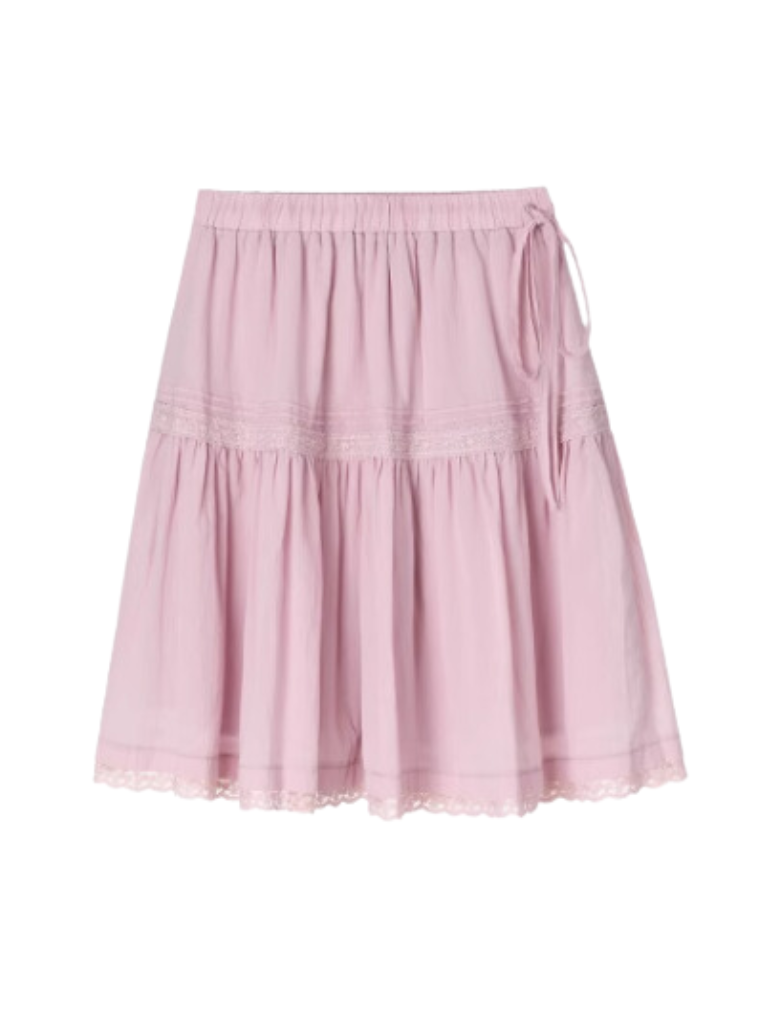 French Style High Waist Middle Skirt