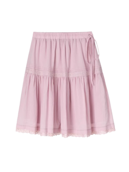 French Style High Waist Middle Skirt