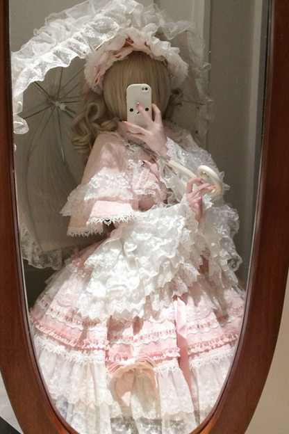 Nice Heartbeat Lolita Dress + Cape + Hat