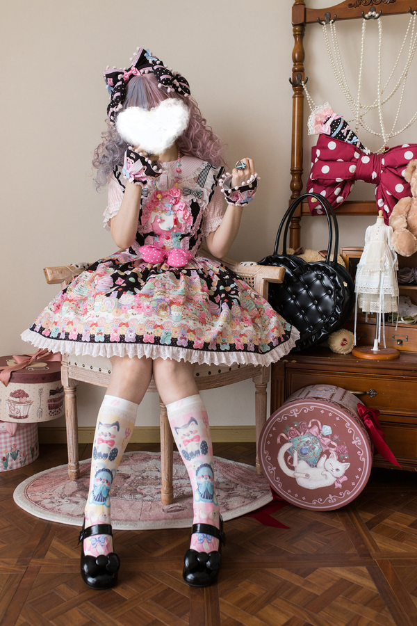 スウィートハートキャンディサスペンダースカート+ジャンパースカート