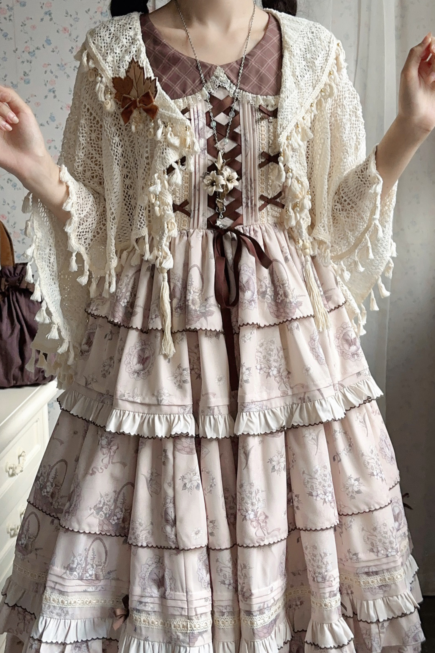 ブニングタイムエレガントロリータドレス+ドールカーディガン